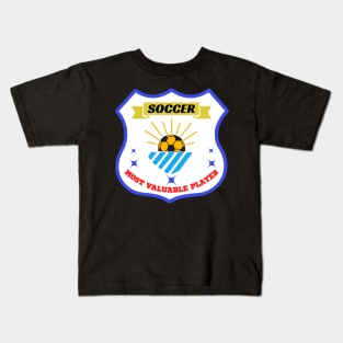 Most valuable player soccer Kids T-Shirt